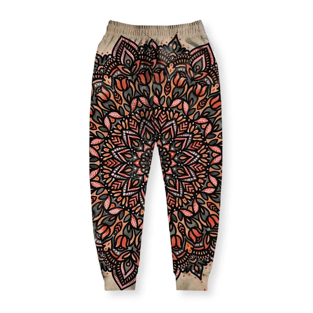 Mandala Men's Velvet Joggers