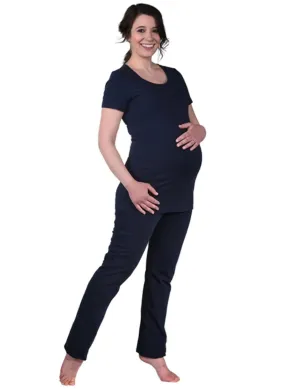 Maternity 2-Piece Pyjama Set - Navy