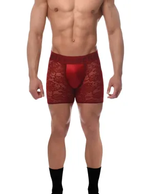 Menagerie Intimates Boxer Brief Red Rose