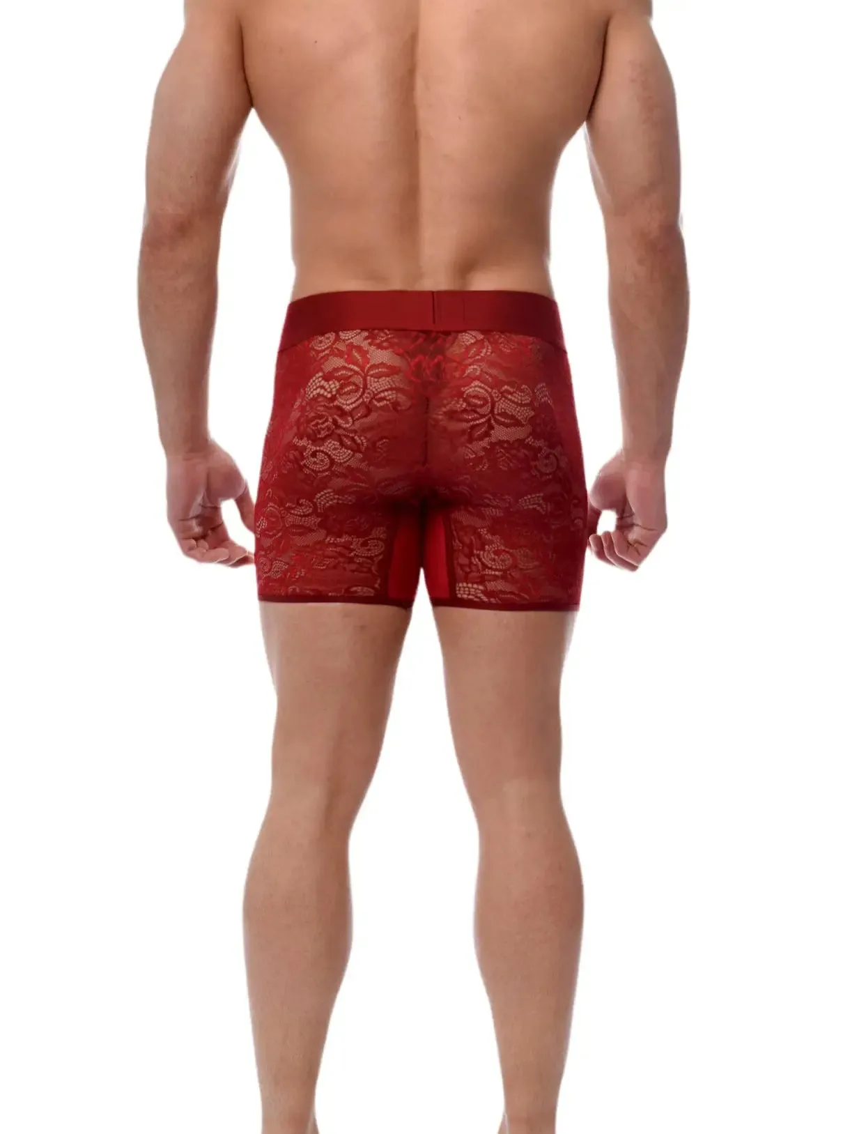 Menagerie Intimates Boxer Brief Red Rose