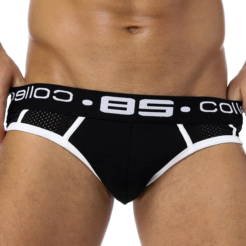 Mens Mesh Underpants Cueca Masculina U Pouch