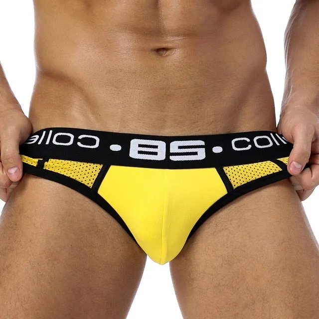 Mens Mesh Underpants Cueca Masculina U Pouch