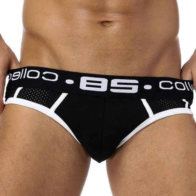 Mens Mesh Underpants Cueca Masculina U Pouch