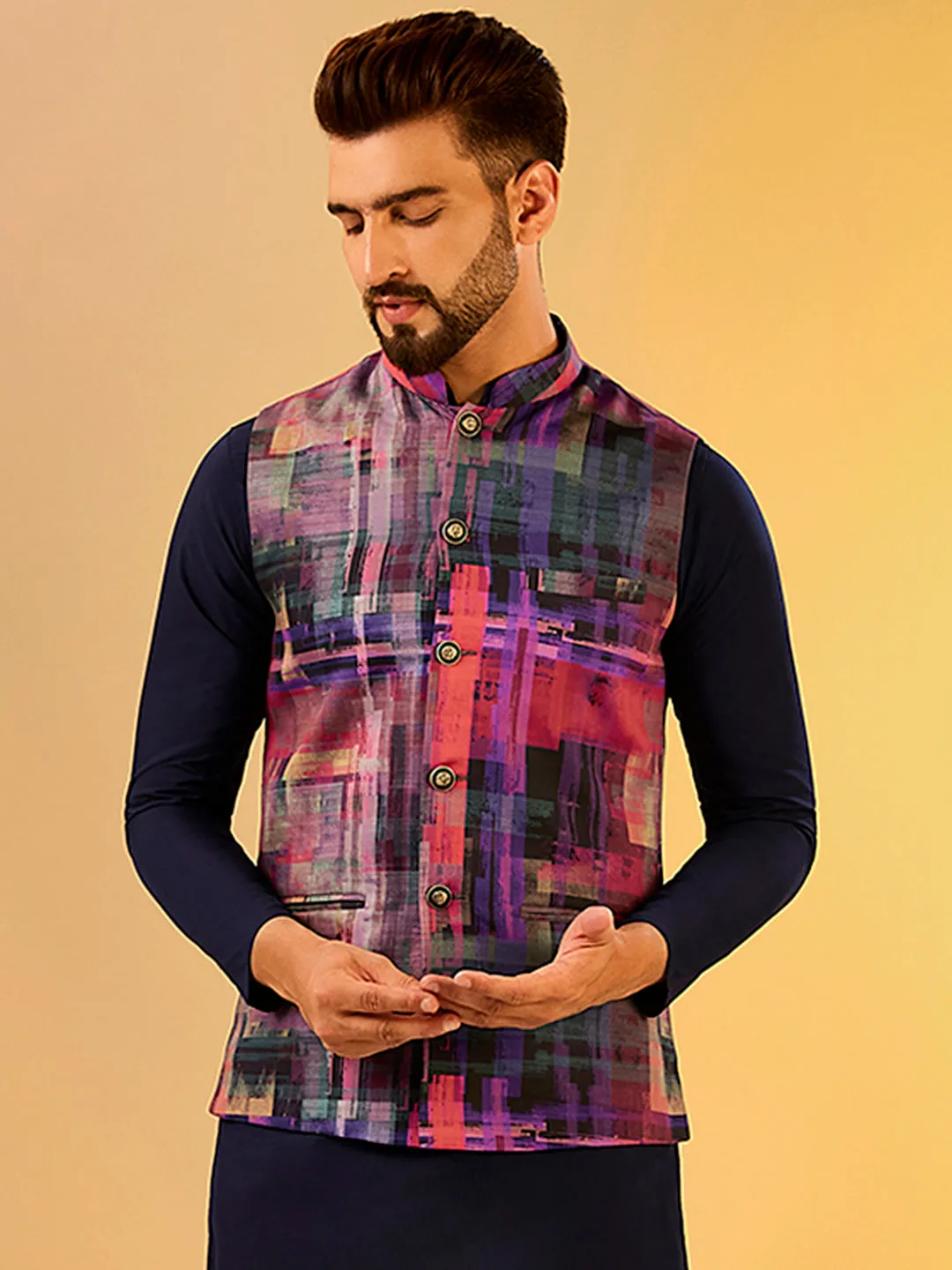 Men's Multi Only Nehru Jacket