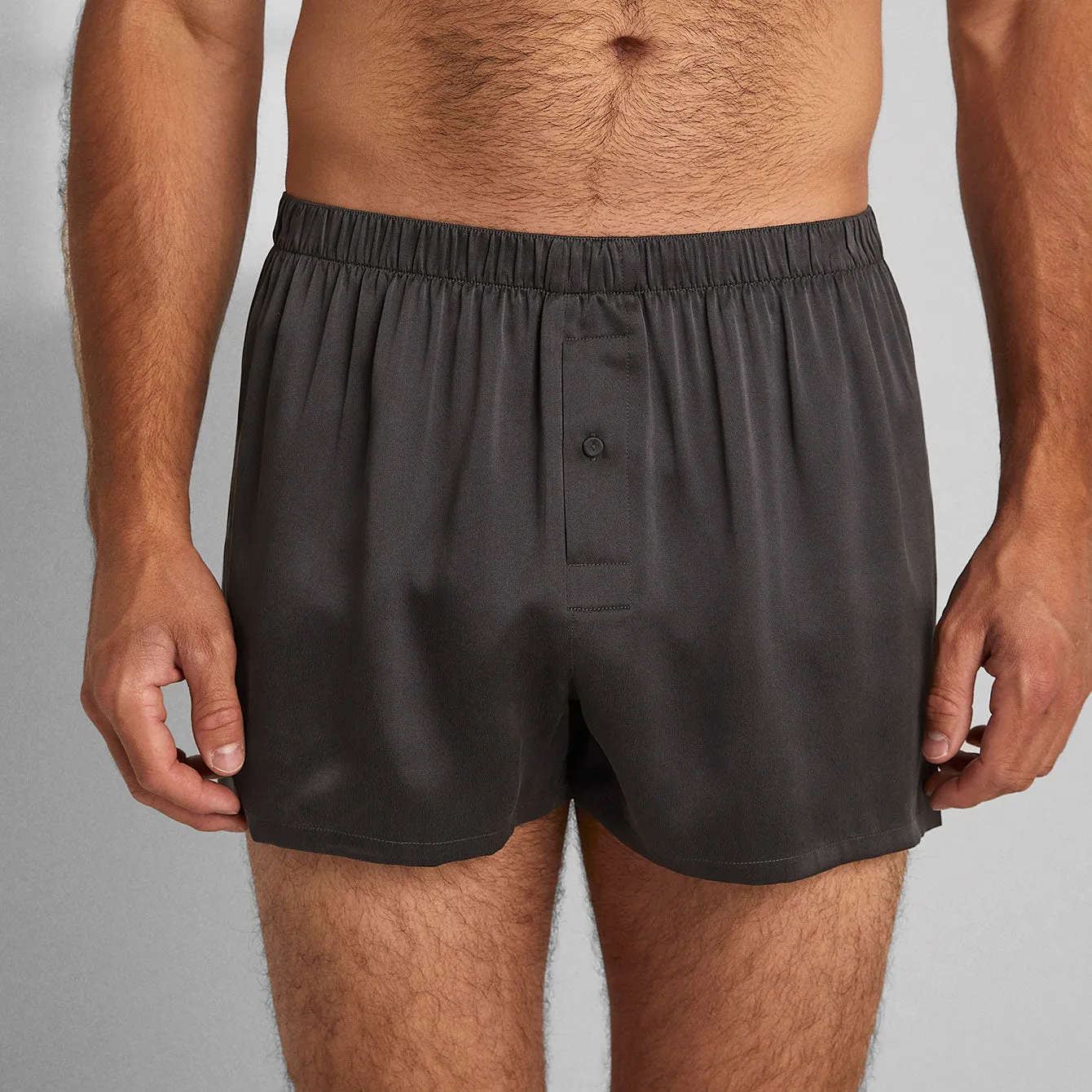 Men's Washable Silk Boxer