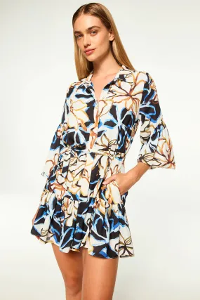 Mi9190 Bold Blooms Crepe Dress