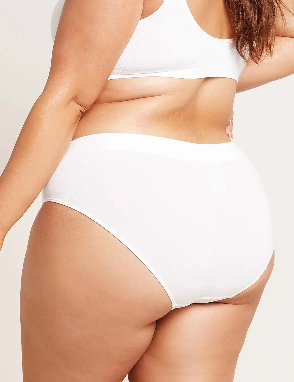 Midi Briefs - White