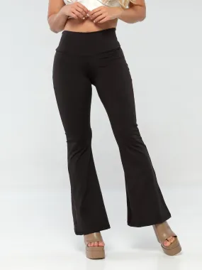 Miss Independent Butt Lift Flare Leggings with Tummy Control