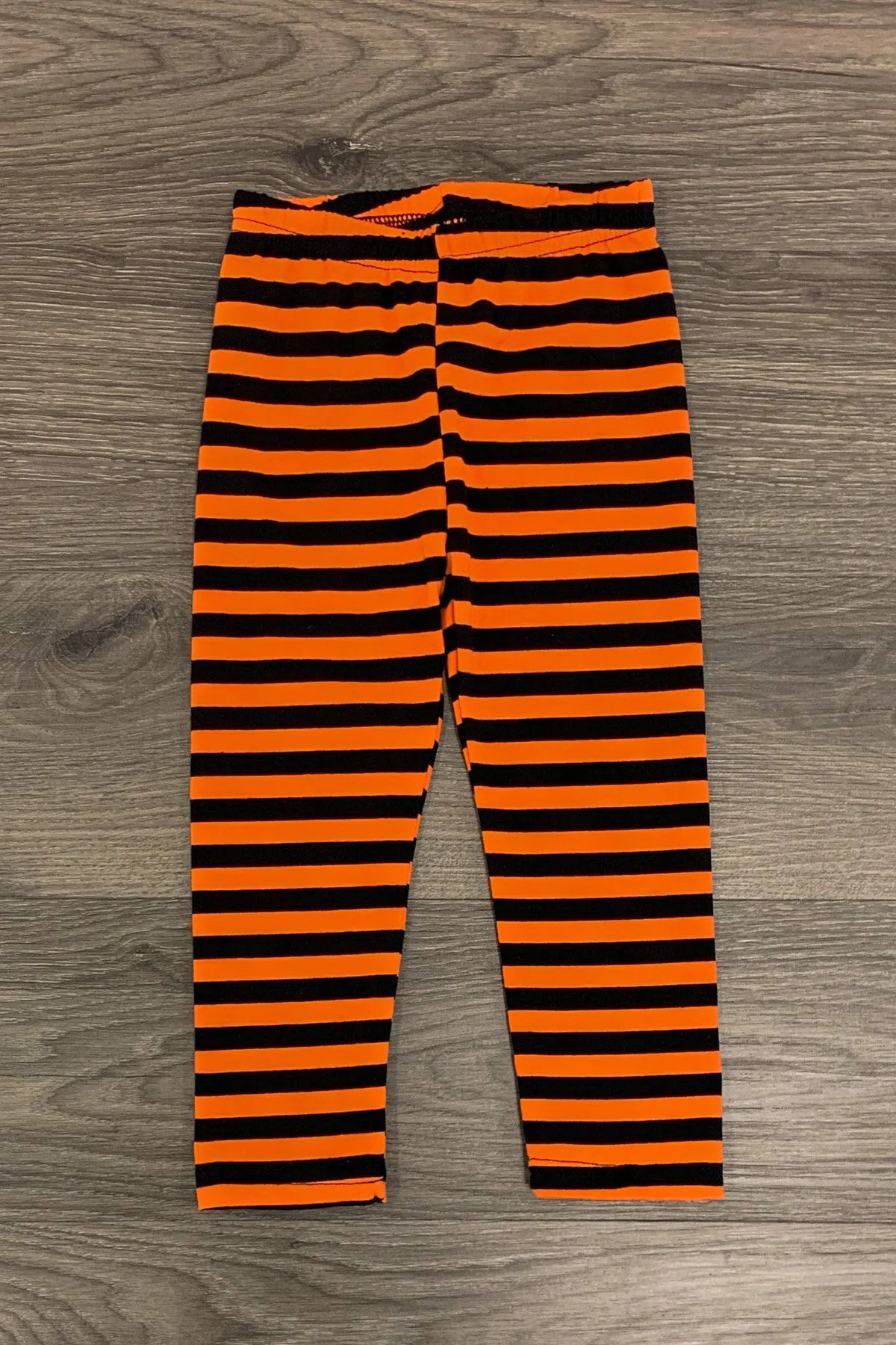 Mom & Me - Orange & Black Leggings