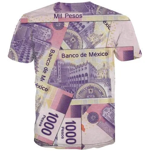 Money T-shirt Men Venezuela T shirts Funny Harajuku Tshirt Anime Vintage Tshirts Cool Gothic Tshirt Printed Short Sleeve Hip hop