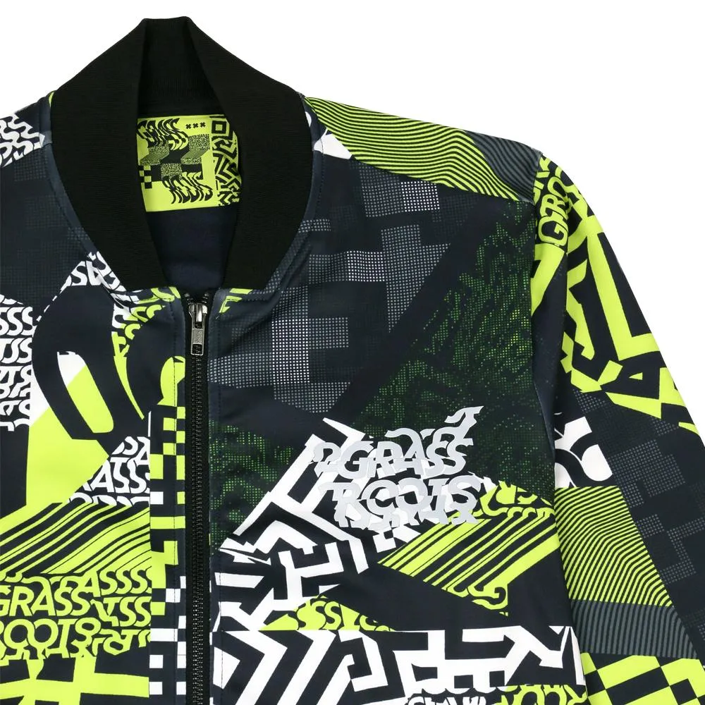 Neon Glitch Track Jacket