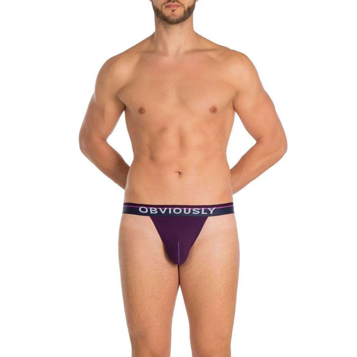 Obviously PrimeMan AnatoMAX Bikini Brief - Purple