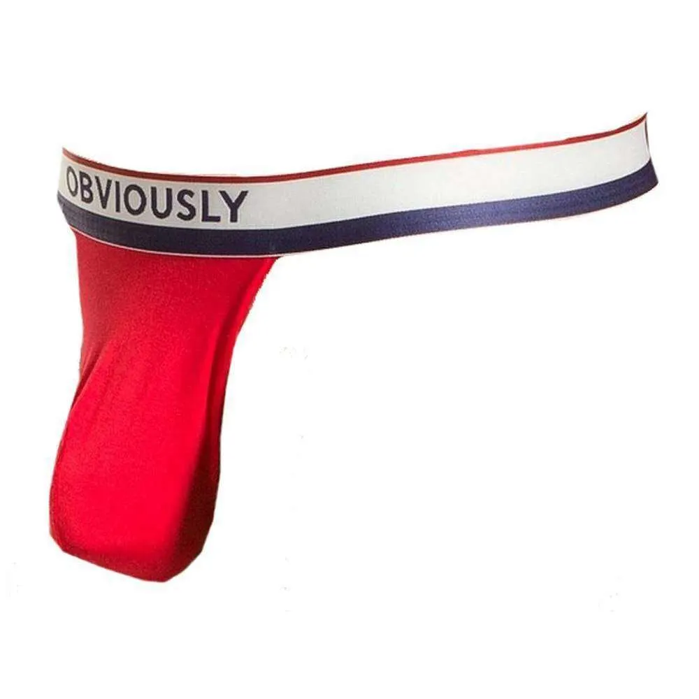 Obviously Primeman AnatoMAX Thong - Red