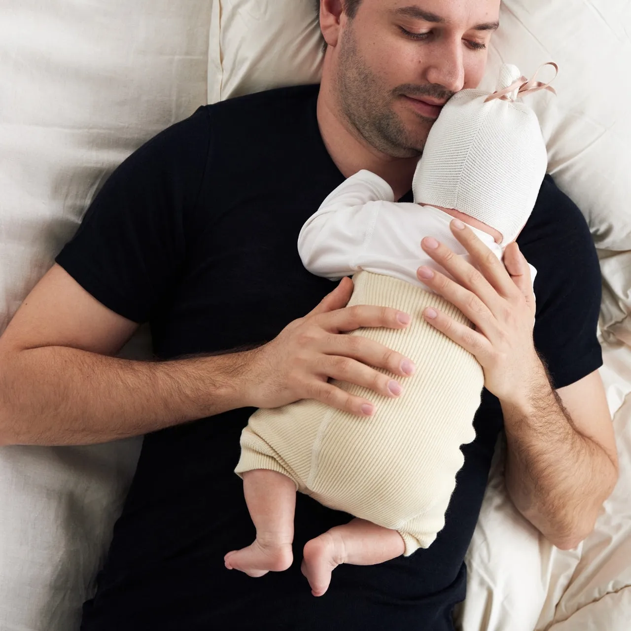 Organic Silk Baby Bonnet