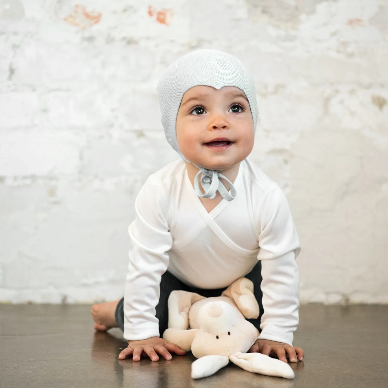 Organic Silk Baby Bonnet