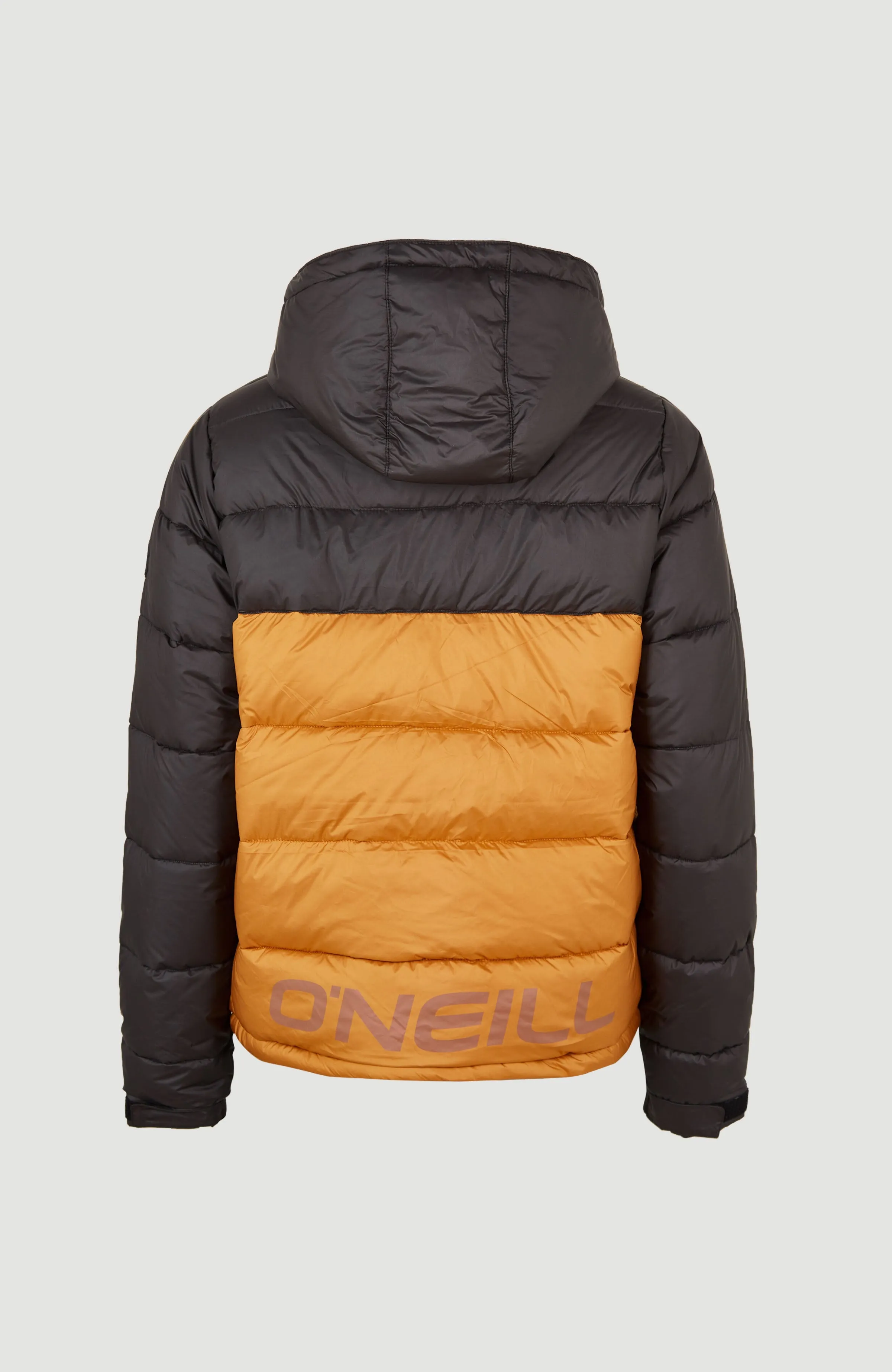 O'Riginals Puffer Jacket | Rich Caramel Colour block