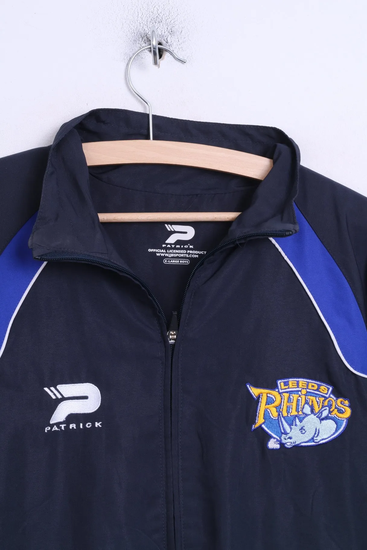 Patrick Leeds Rhinos XL Boys Track Top Jacket Sport Grenade