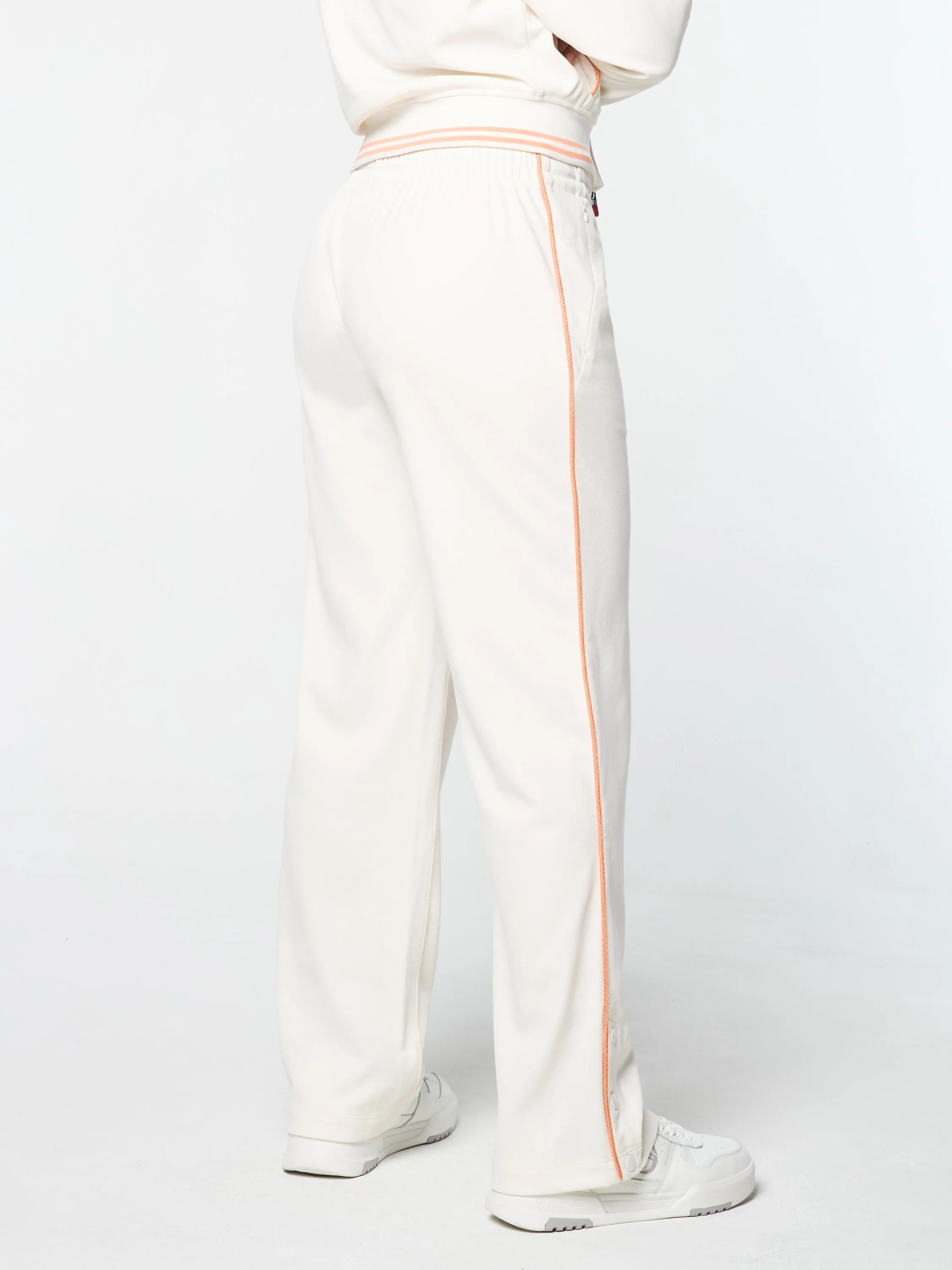 Pavia Twill Track Pant- Gardenia