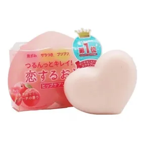 Pelican Peach Scented Exfoliate Whitening Hip Care Soap 80g