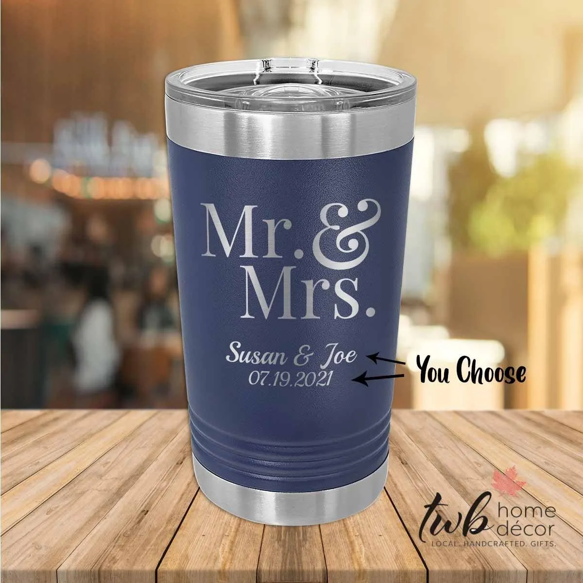 Personalized  Mr & Mrs Thermal