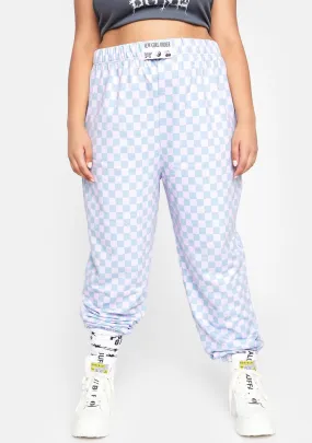 Plus Checkerboard Joggers