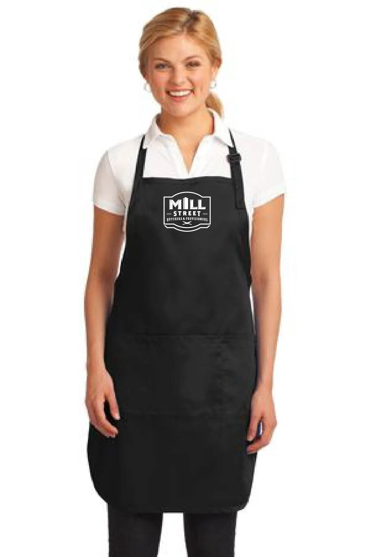 Port Authority® Easy Care Full-Length Apron with Stain Release - A703