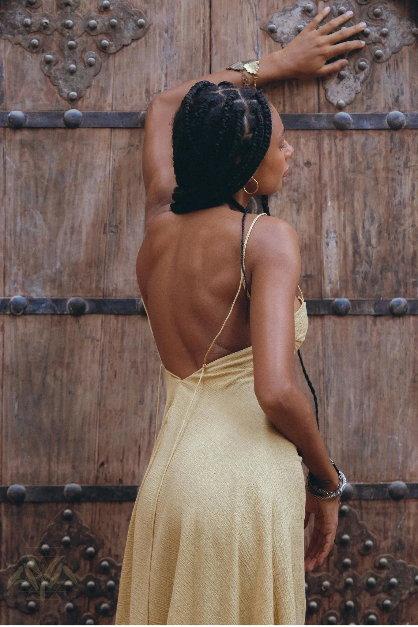 Powder Yellow Padma Dress • Boho Backless Dress • Sleeveless Elegant Dress