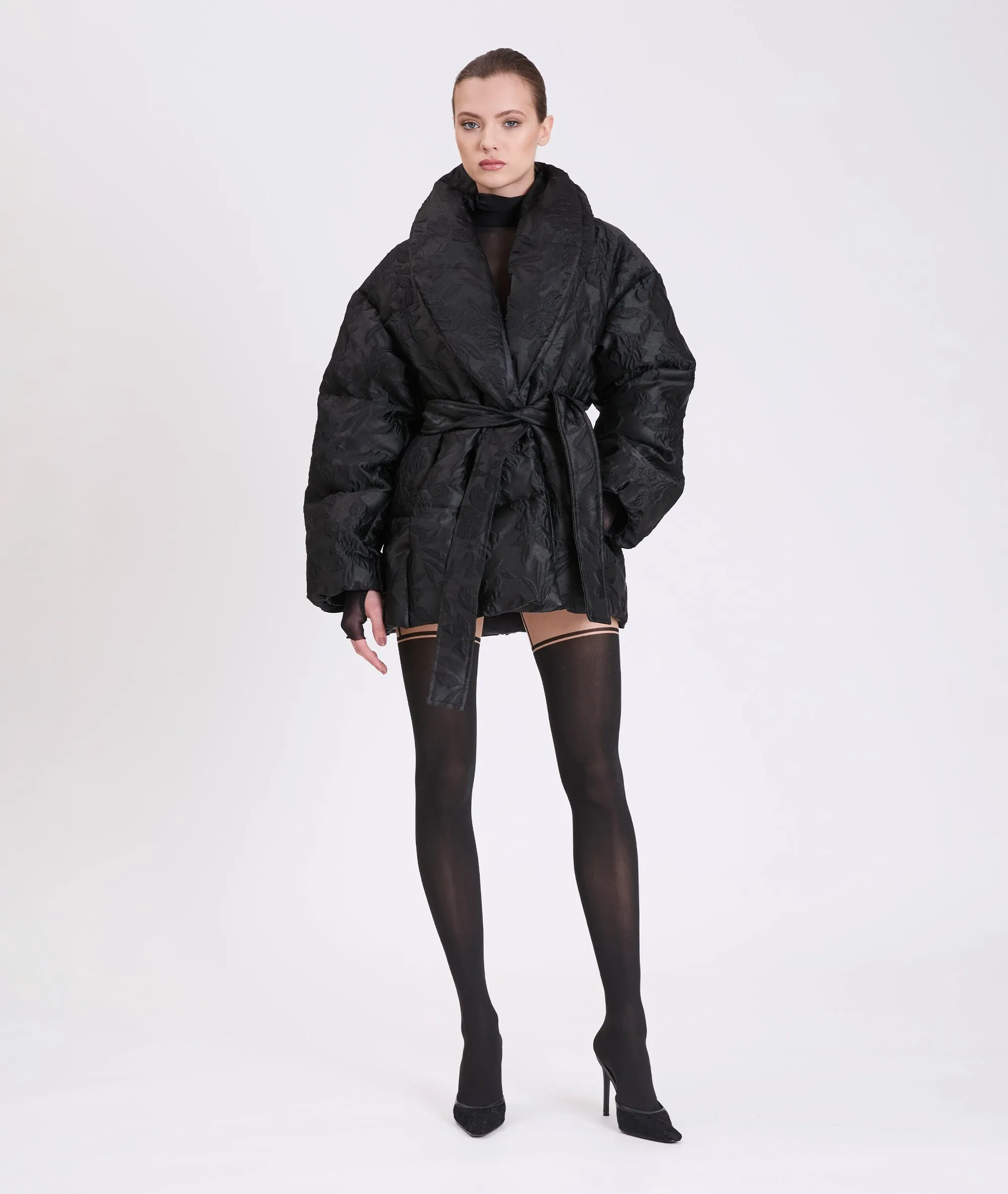 PRISCILLA JACQUARD | PUFFER JACKET