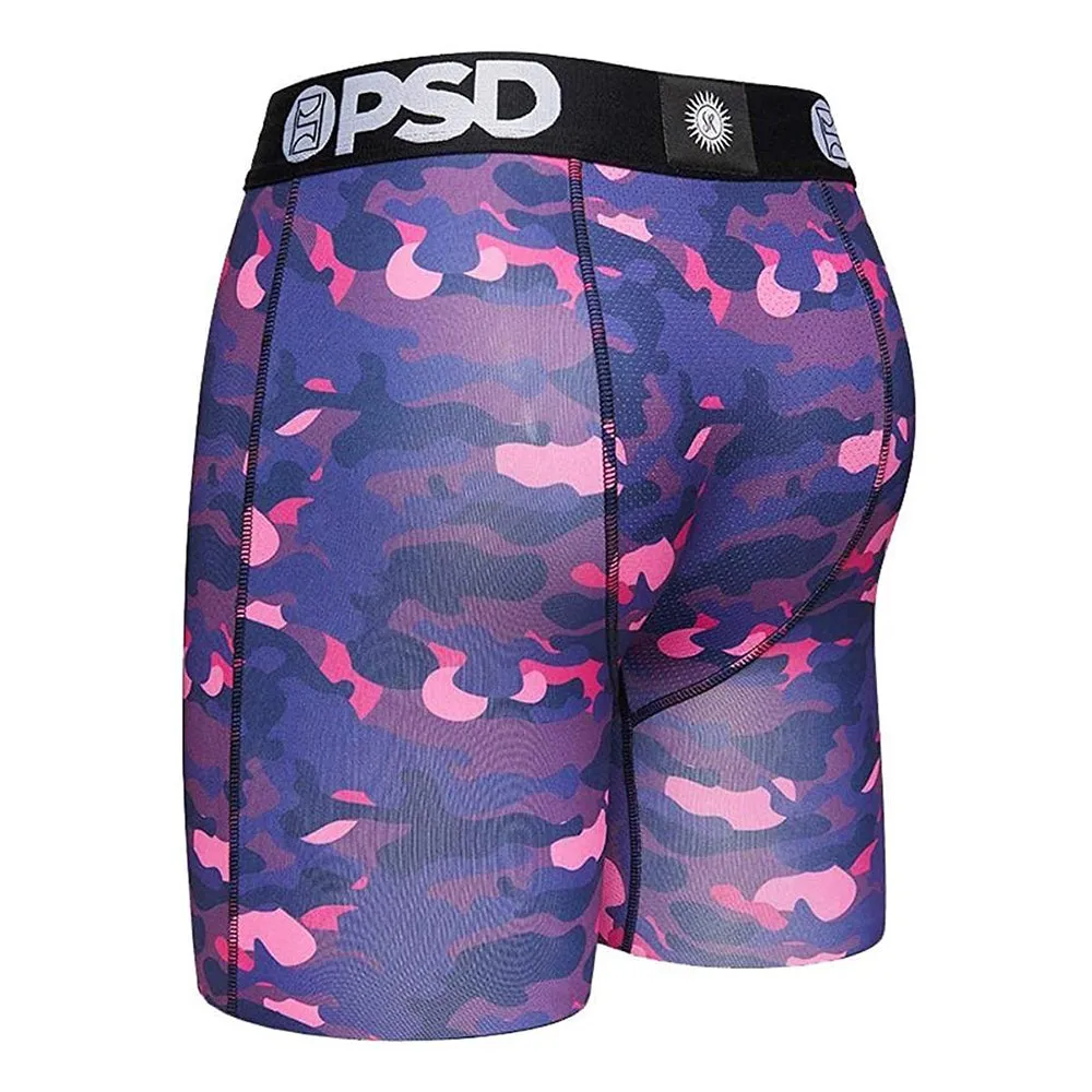 PSD Men's Printed Purple Camo XX-Large Athletic Boxer Briefs Underwear - E12011056-PUR-XXL