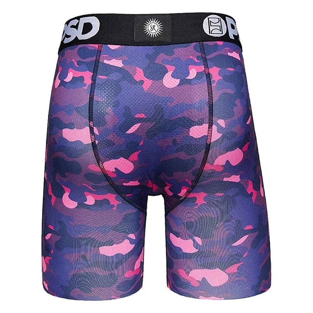 PSD Men's Printed Purple Camo XX-Large Athletic Boxer Briefs Underwear - E12011056-PUR-XXL