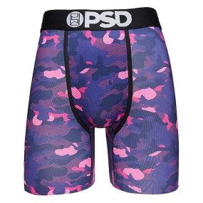 PSD Men's Printed Purple Camo XX-Large Athletic Boxer Briefs Underwear - E12011056-PUR-XXL