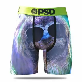 PSD Mens Sloth Cool Sunglasses Animal Athletic Urban Boxer Briefs X-Large Underwear - E11911050-BLK-XL