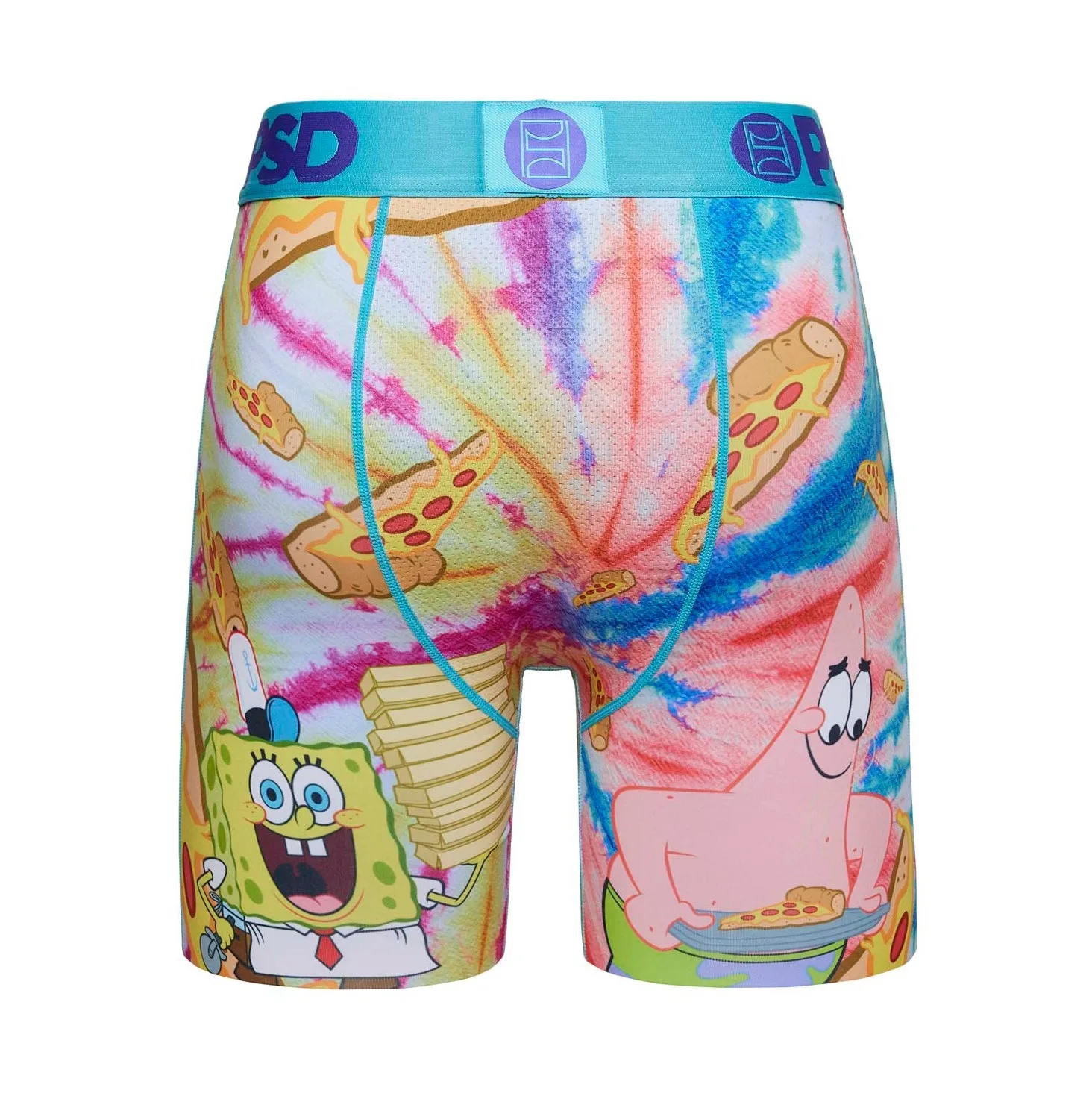 PSD Men's Spongebob Squarepants Pizza Time Boxer Briefs