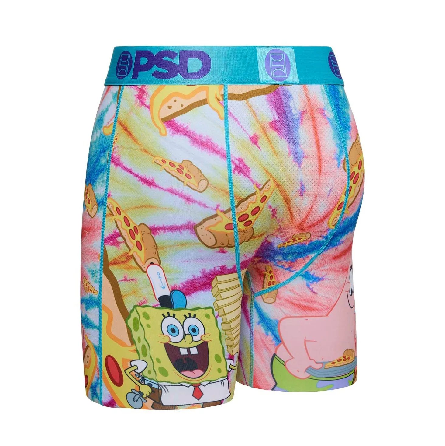 PSD Men's Spongebob Squarepants Pizza Time Boxer Briefs