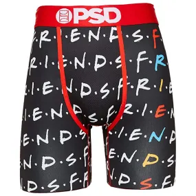 PSD Mens Stretch Wide Band Boxer Brief Friends Series Underwear