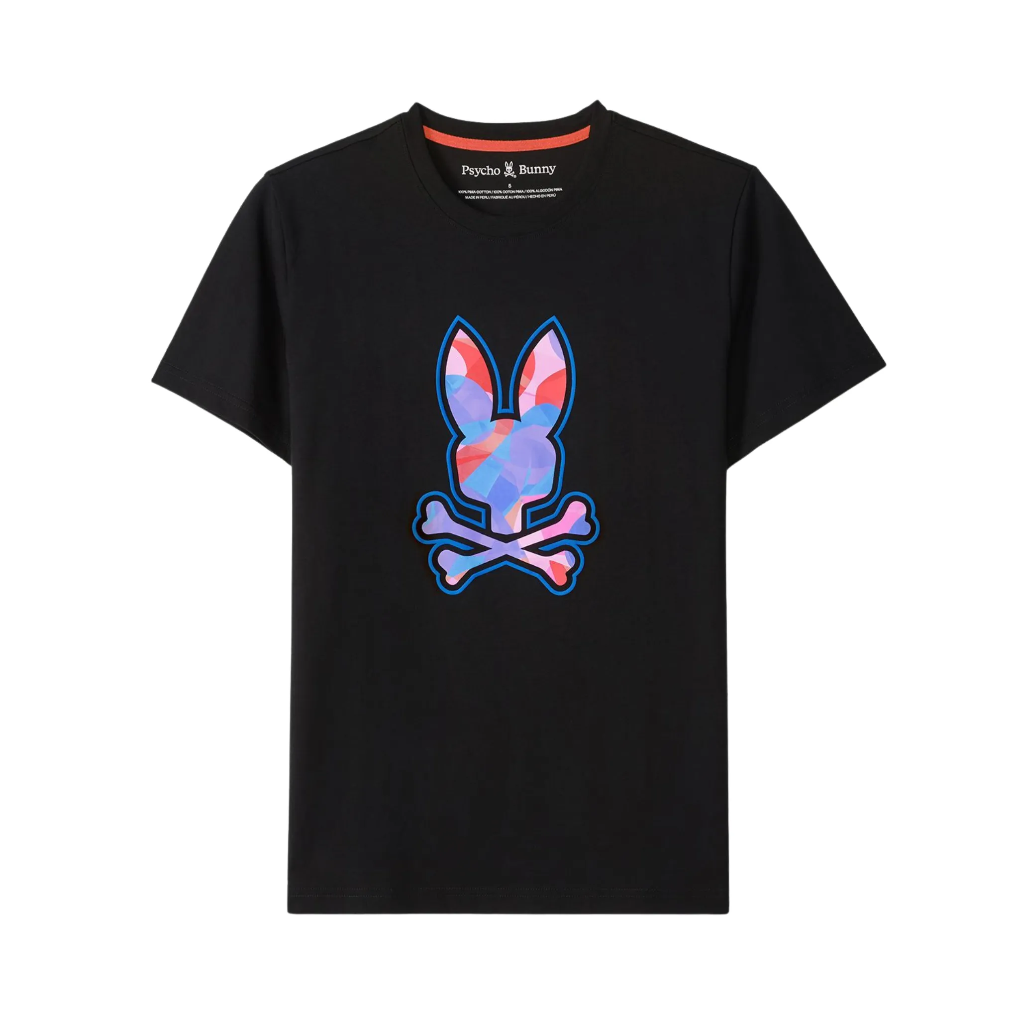 Psycho Bunny Norridge Graphic Tee (Black)