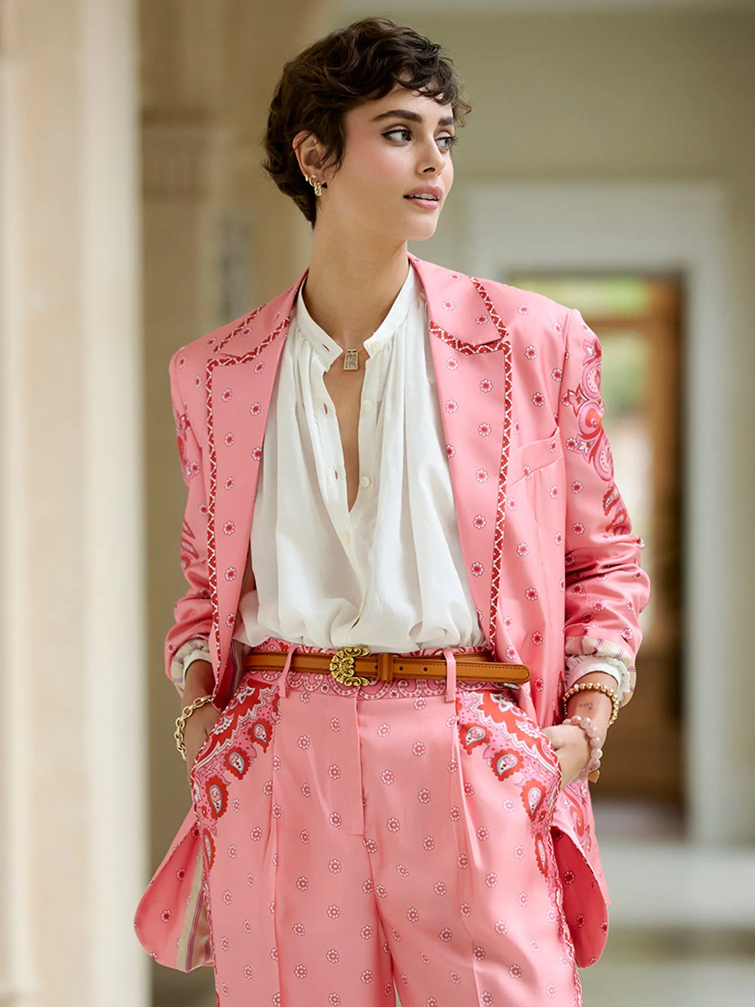 Raine Silk Blazer