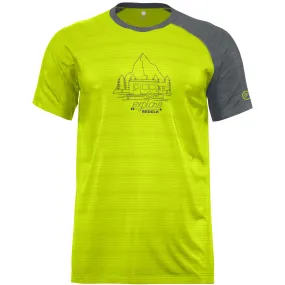 REDELK AXE-ROAD MAGLIA A MANICHE CORTE UOMO TECNICA E TRASPIRANTE Colore Lime