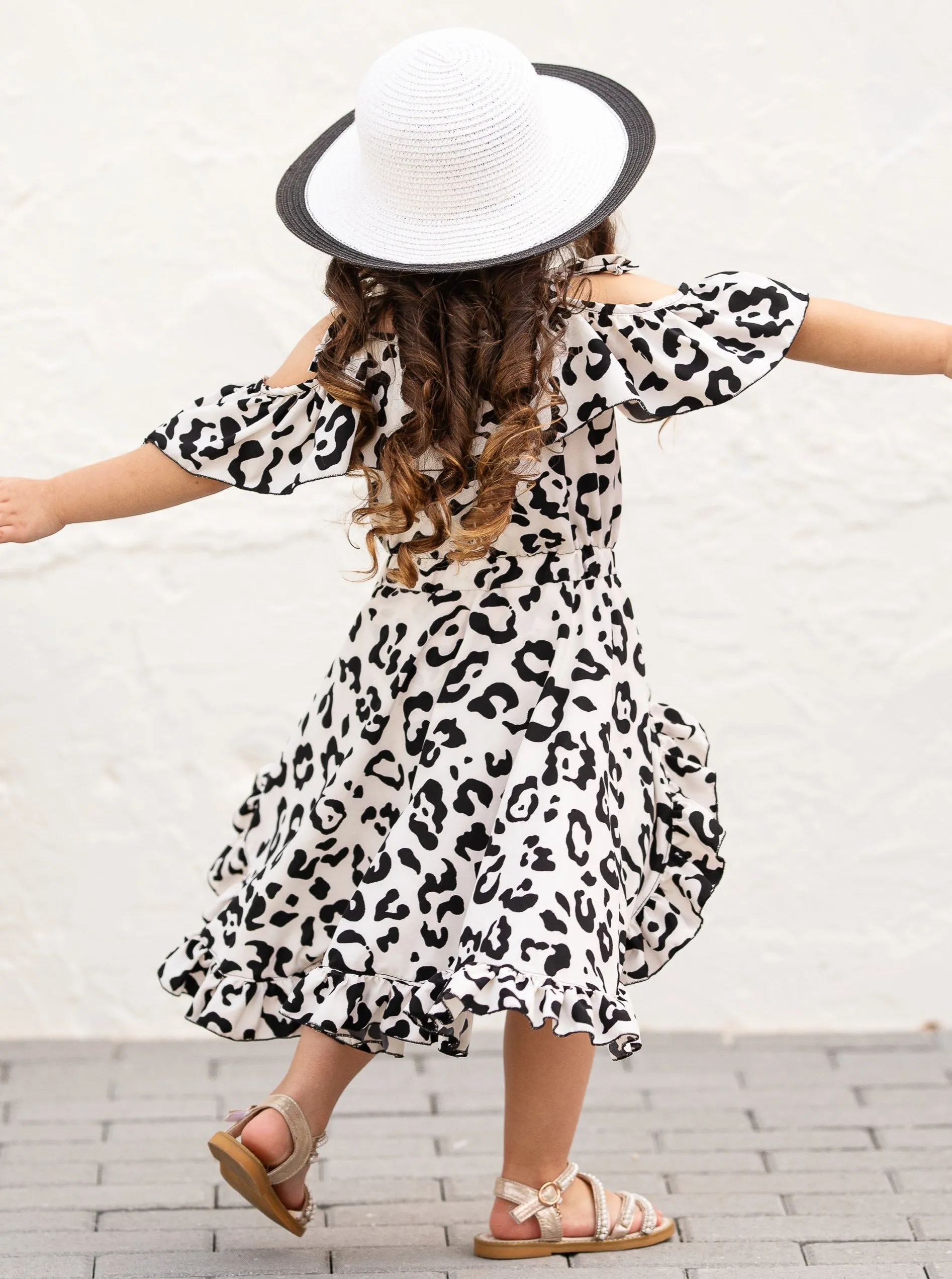 Roaring For Spring Leopard Print Romper Dress