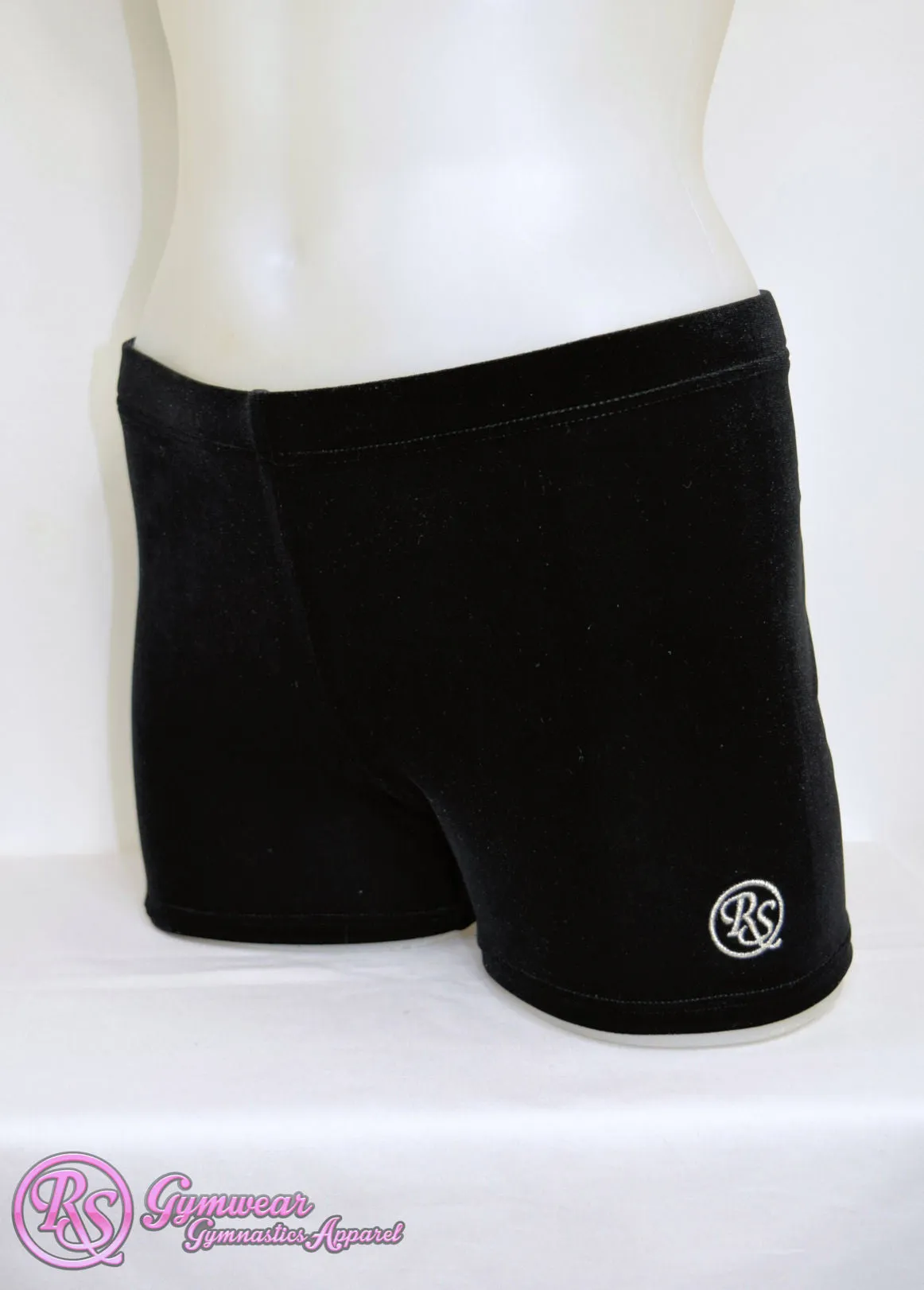 Shorts Black Velvet - RSG-046 - Star Gymnast