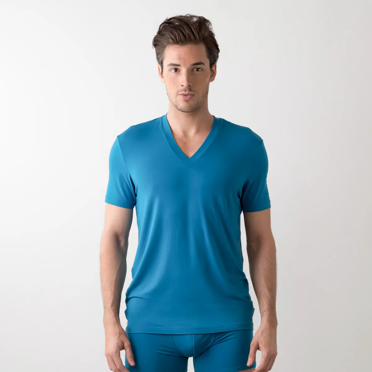 Silktouch TENCEL™ Modal Air V Neck Short Sleeve Tee