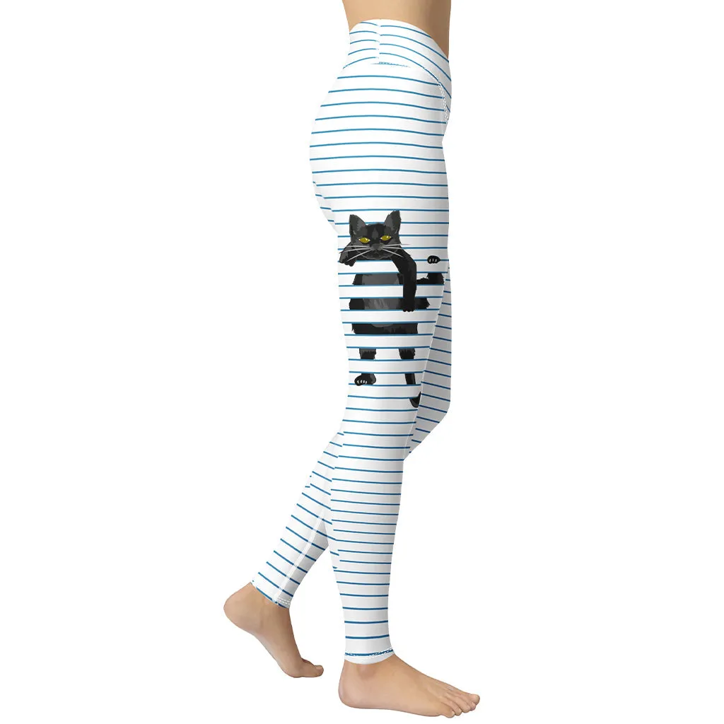 Sketchbook Cat Yoga Leggings