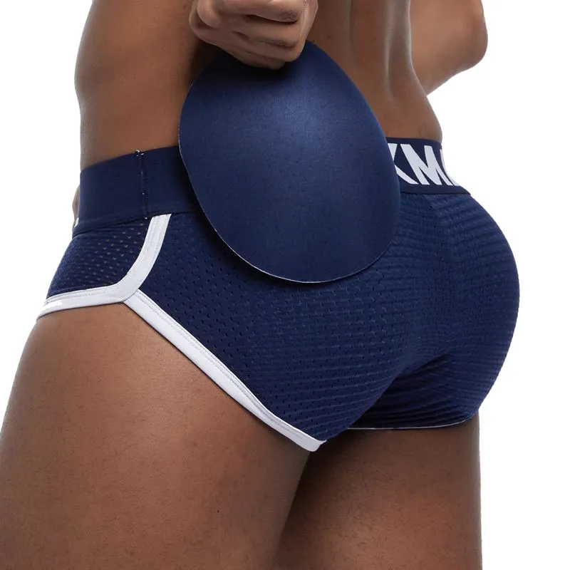 Solid Nylon Breathable Butt Padded Boxer