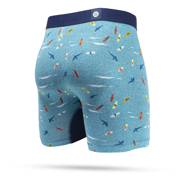 Stance Localism Boxer Brief Underwear - Blue Heather