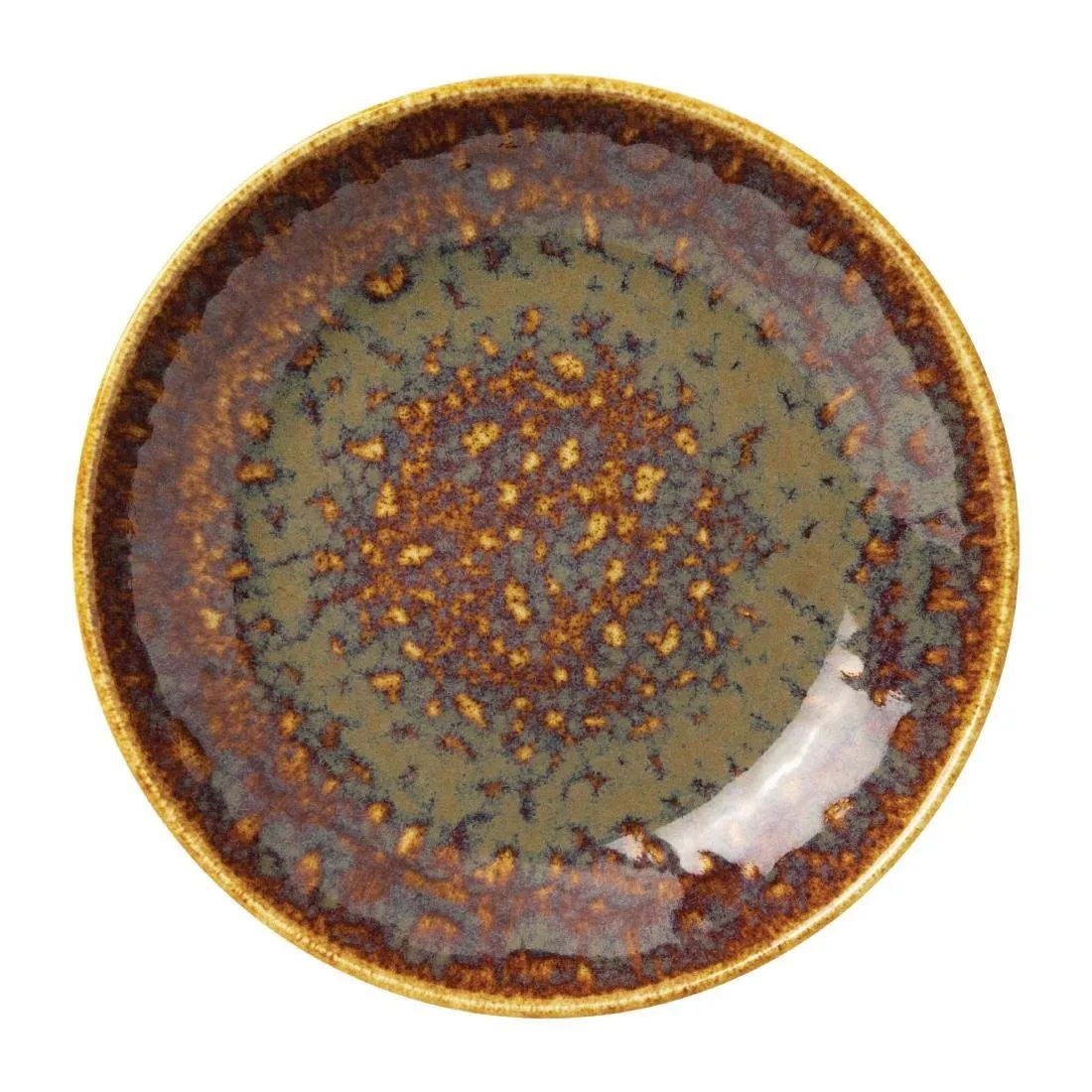 Steelite Vesuvius Coupe Bowls Amber 215mm (Pack of 12) - VV1840