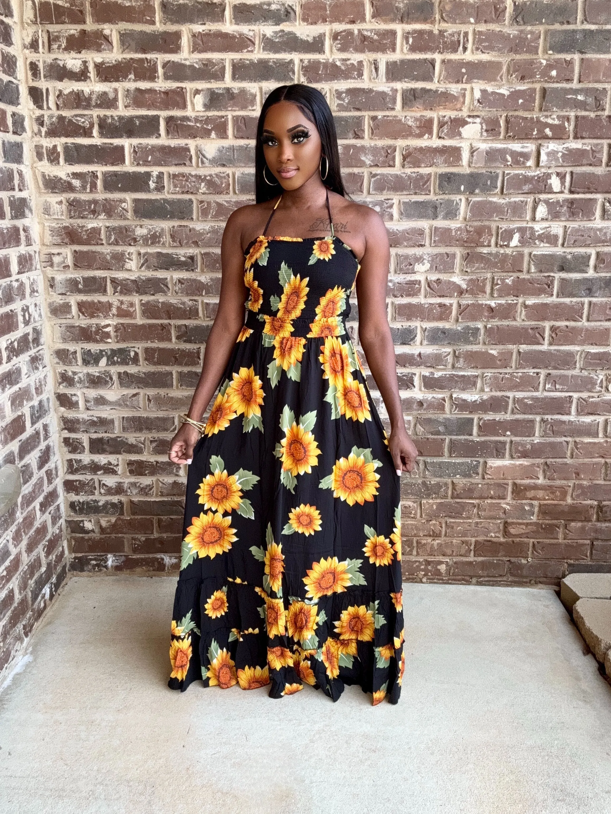 Sunflower Bliss Maxi Dress