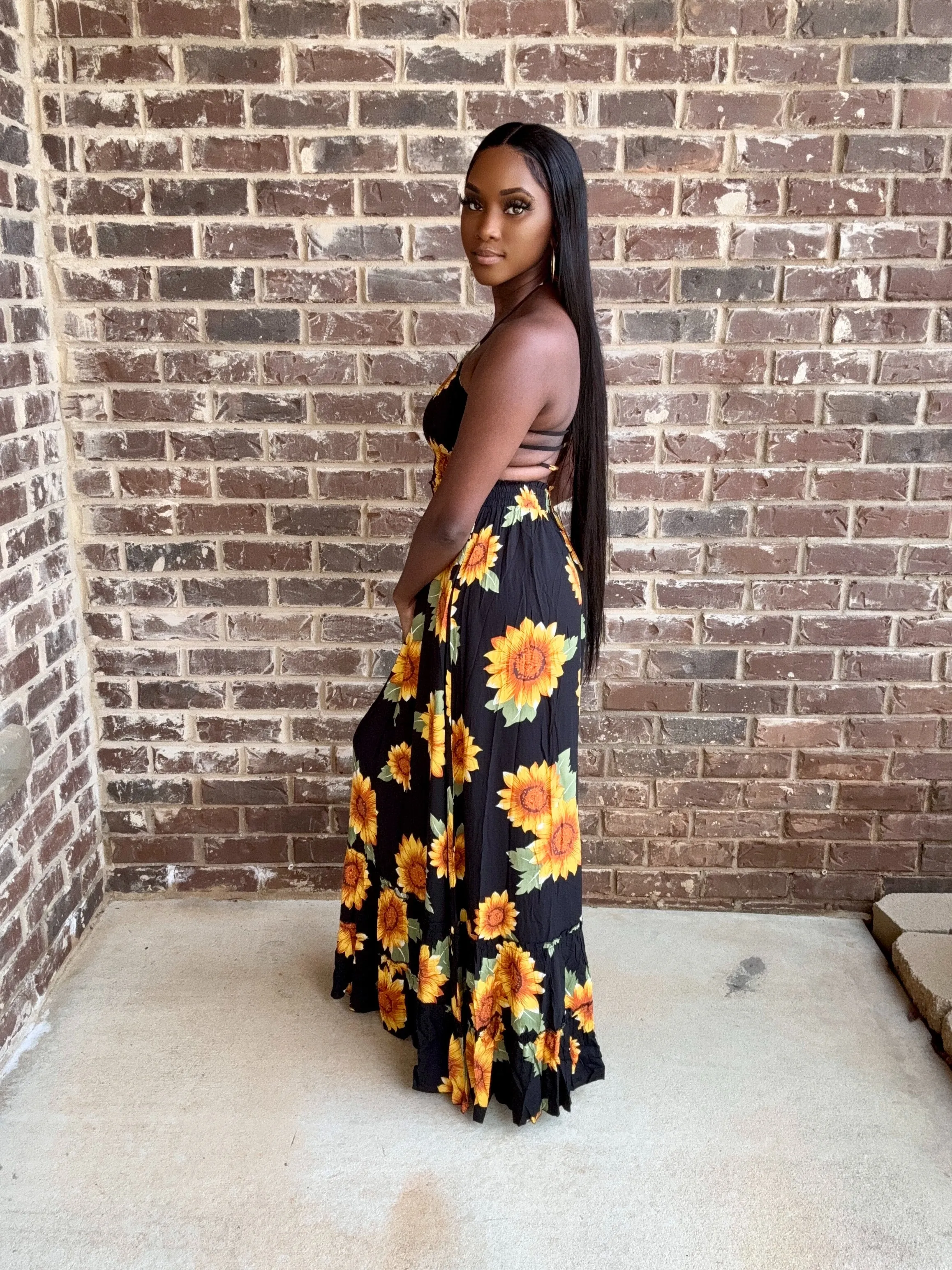 Sunflower Bliss Maxi Dress