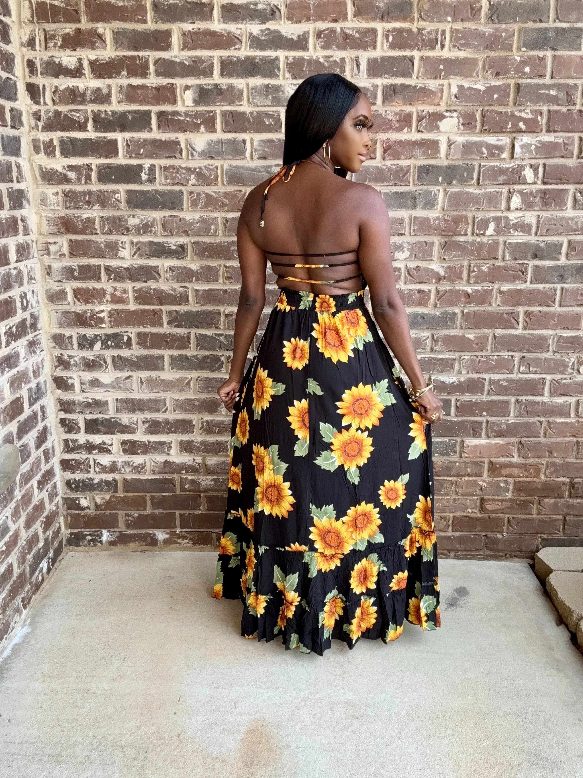 Sunflower Bliss Maxi Dress