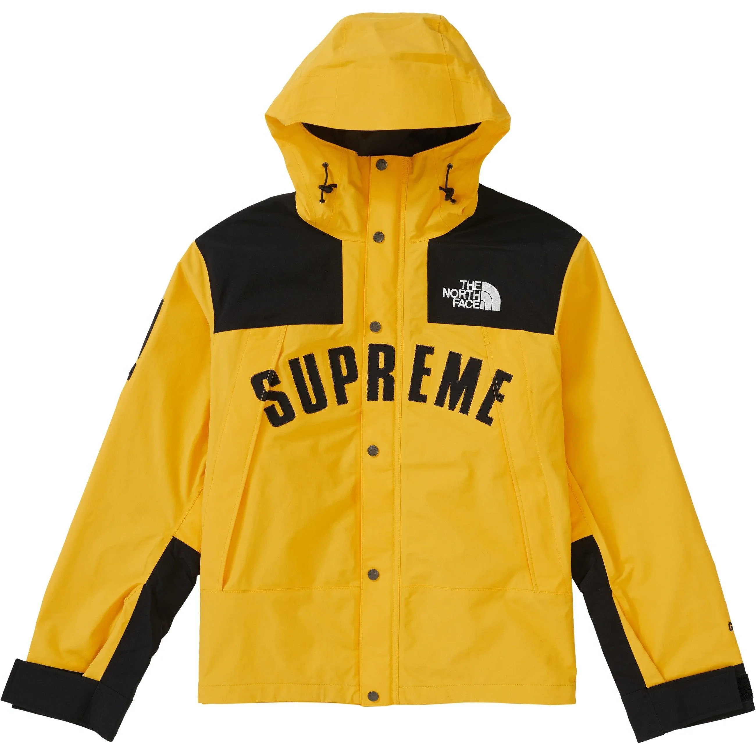 Supreme The North Face Arc Logo Mountain Parka Yellow