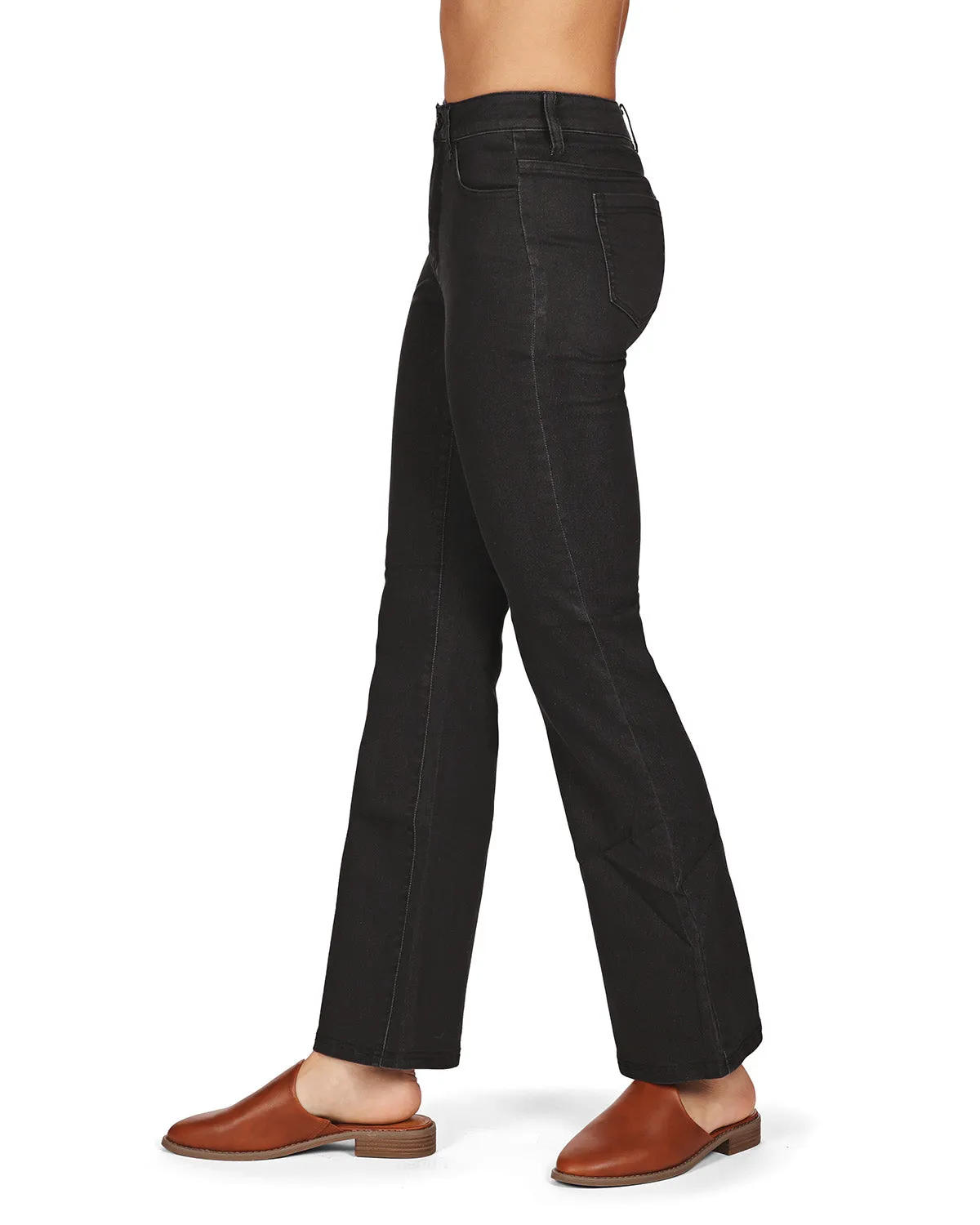 Sustainable Cotton Blend Fashion Denim Boot Cut Leggings